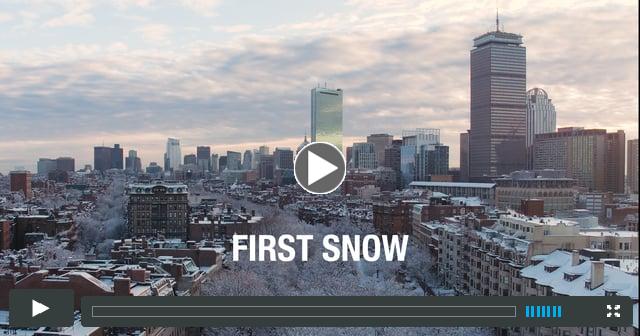 First Snow Boston