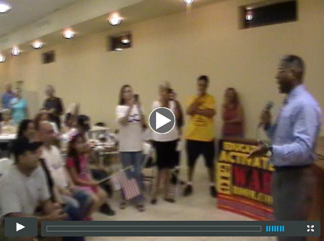 Allen West's Late Night Speech Causes Crowd to Sing God Bless America! April 15, 2011
