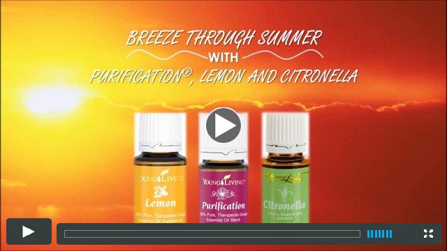 Breeze Through Summer with Purification, Lemon and Citronella