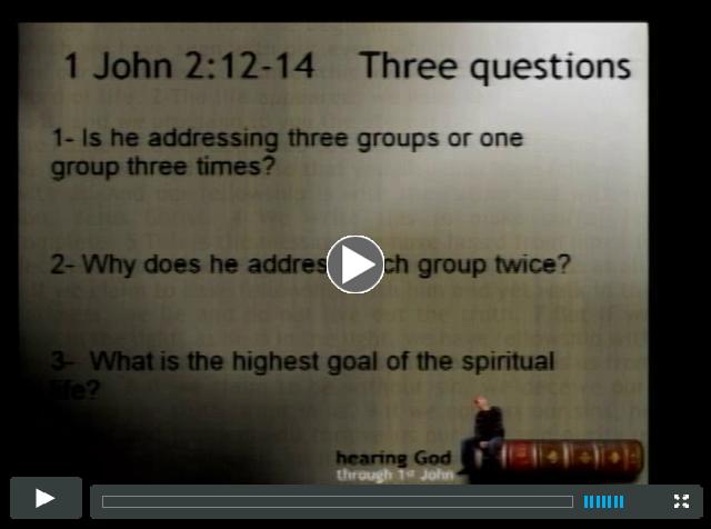 Hearing God through 1 John - Knowing God
