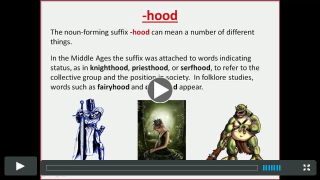 The suffix HOOD