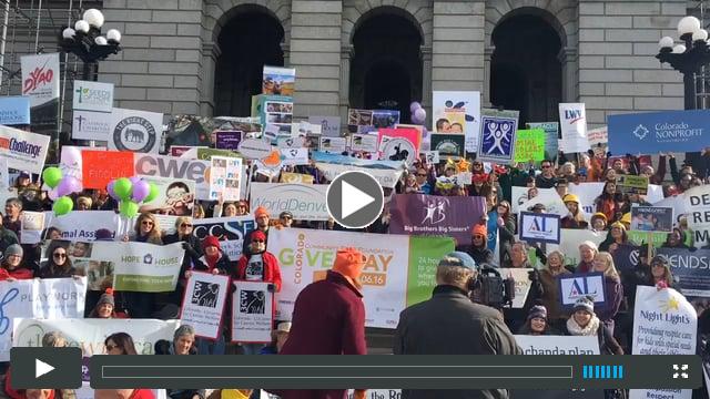 Colorado Gives Day Rally at the Capitol