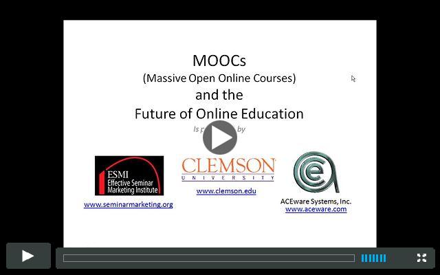 MOOCs and the Future of Online Education
