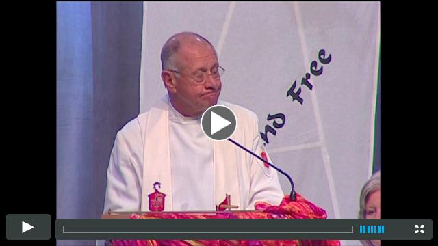 Bishop Sprague message at Memorial Service