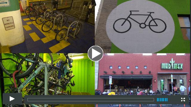 Pittsburgh Bike Parking: Shipping Containers, Space Invaders and Good Restaurant Neighbors