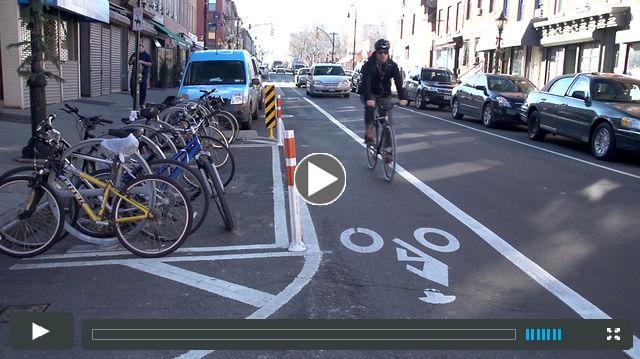 Making Streets Safer With On-Street Bike Parking