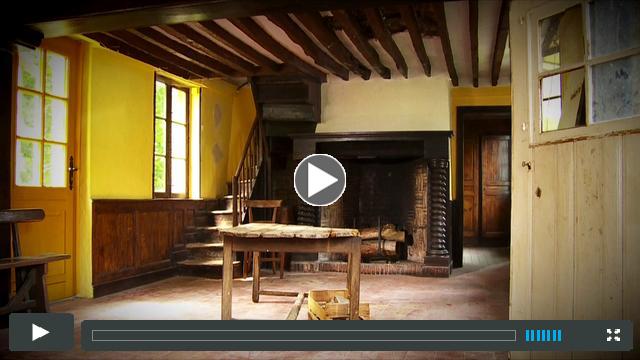 Interior of the farmhouse owned by Madame Fournet, the mother-in-law of Thrse's uncle, Isidore Gurin, where Thrse stayed during the summers of 1884 and 1885