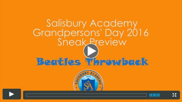 Grandpersons' Day 2016 Sneak Preview: Beatles Throwback