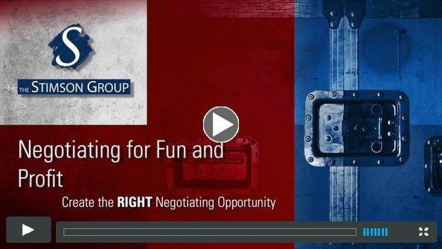Negotiation Seminar Sample