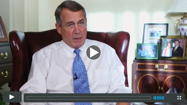 The Power of the Holy Spirit - Speaker John Boehner