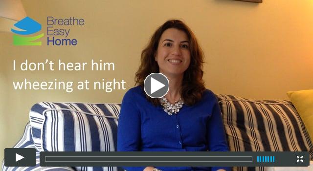 Tania, an Alexandria, Va. mom talks about how Breathe Easy Home has helped her son sleep better and breathe better.
