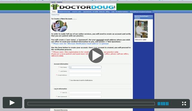 Registering for Our Patient Portal