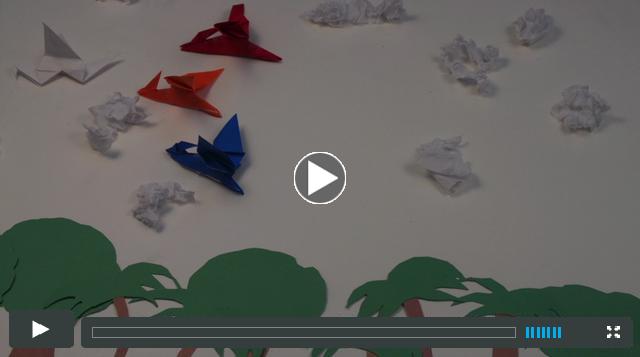 Origami Crane by  Andrew Lu, Jonathan Lu, Joseph Orr, Shaeli Haliburton