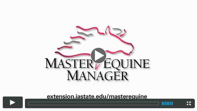 Master Equine Manager I