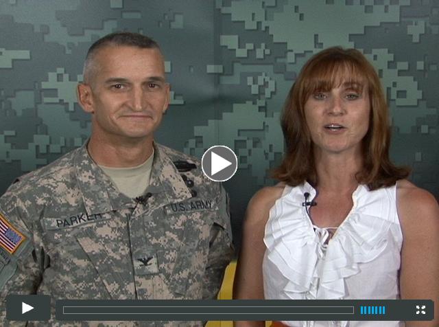 COL Bruce Parker and his wife Molly welcomes new Soldiers and their loved ones to the Army Family in this video.