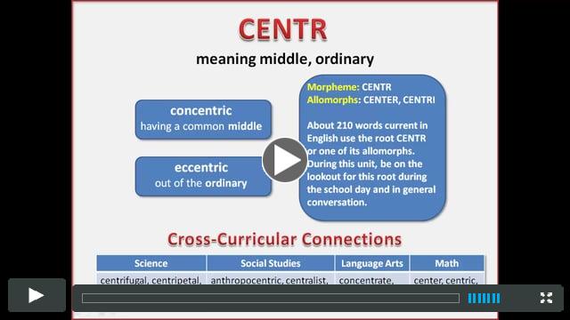 The root CENTR