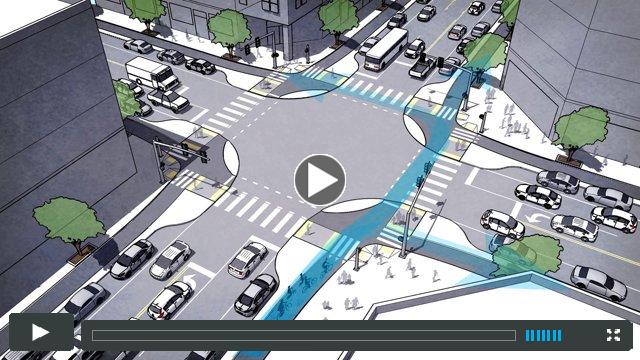 Protected Intersections For Bicyclists