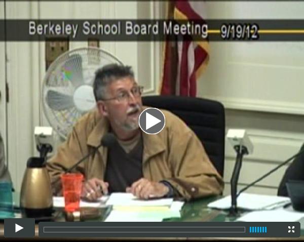 BUSD Board Meeting Sept 19, 2012 Board Statement
