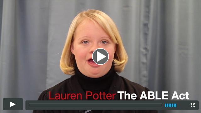 Lauren Potter - The ABLE Act