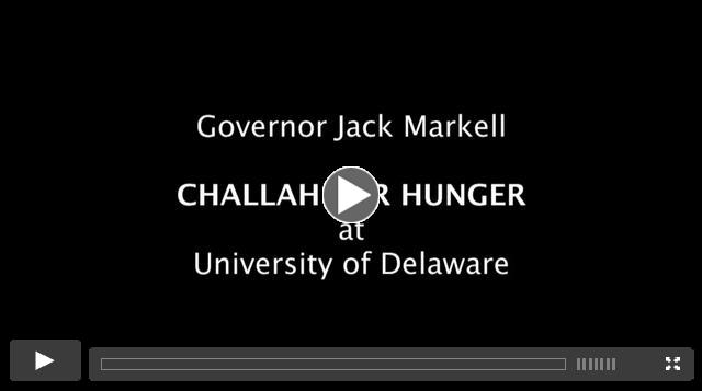 Governor Markell at Challah for Hunger