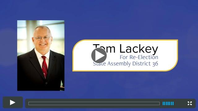 The California Statewide Law Enforcement Association - Tom Lackey for Re-election, California State Assembly District 36