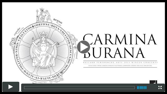 Ballard High School Winter Music Concert, December 2015 - Carmina Burana