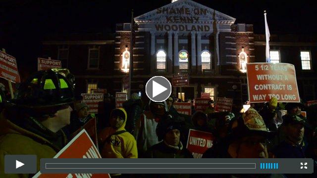 Watertown Firefighter Union Rally