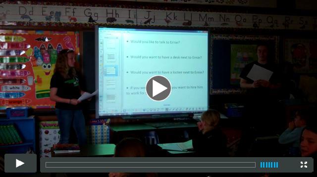 Peace Circle on Smart Board