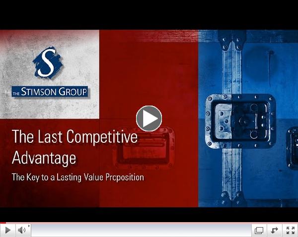 The Last Competitive Advantage