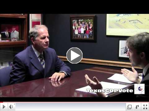 Congressman Ted Poe interviewed by TexasGOPVote's John Griffing