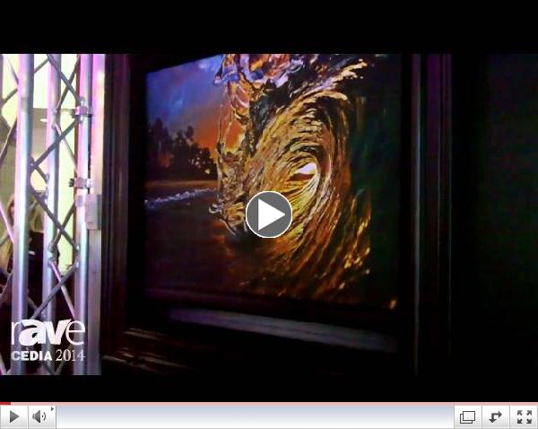 CEDIA 2014: Vutec Shows Its Artscreen That Can Cover Not Just TVs, But Also Doors, Safes, Racks