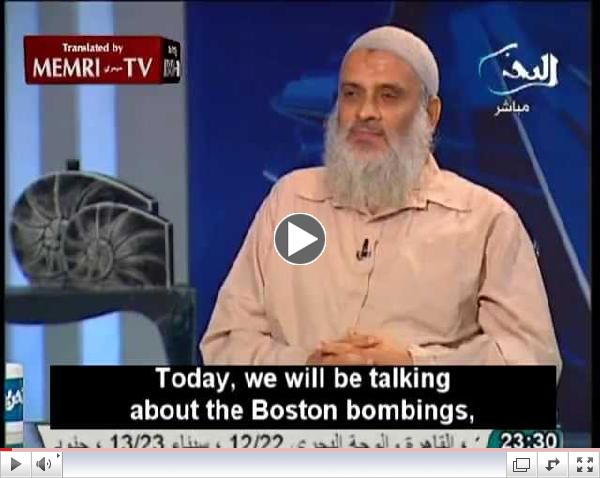 Egyptian Cleric: Boston Bombing Was Meant to Deliver a Message; Similar Attacks Expected in France