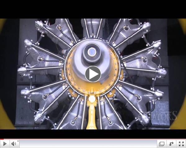 Aviators 4 Snippet: Radial engine in Test Cell