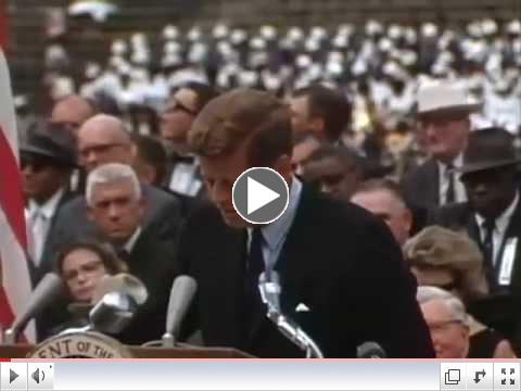 President Kennedy We Choose to Go to the Moon Speech pt2-2 1962 09 12 NASA color 9min