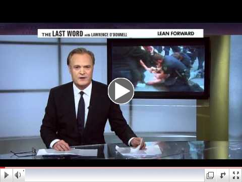 MSNBC on NYPD Police Brutality during Occupy Wall Street Lawrence O'donnell with 