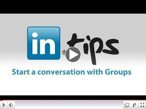 Start a conversation with LinkedIn Groups