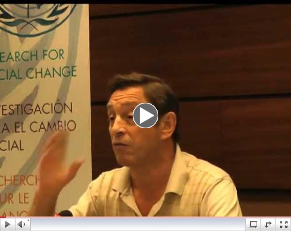 Guy Standing: The Precariat: The New Dangerous Class @ UNRISD Seminar Series Sept 2011