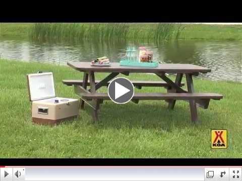 See how Polywood furniture enhances the look of KOA campgrounds
