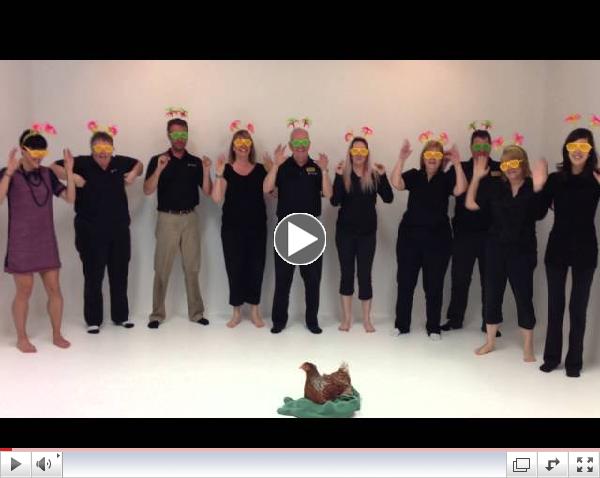 Photo Express Does the Chicken Dance