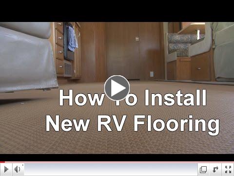 RV Education 101: How To Install New RV Flooring