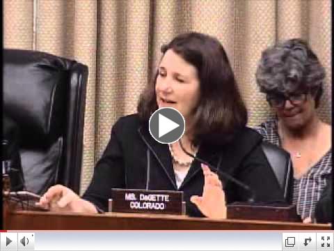 Congresswoman DeGette Discusses Implementation of the Affordable Care Act