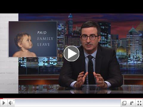 John Oliver: You can't say you love moms then reject paid maternity leave