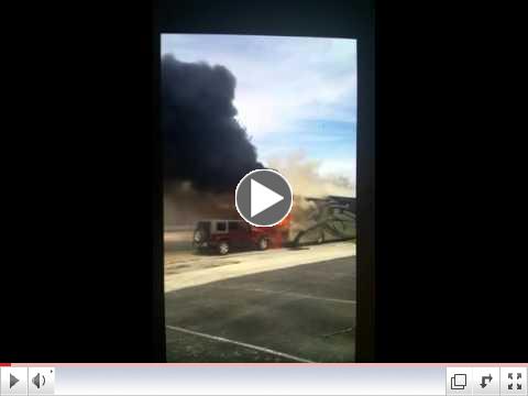 First of three videos about an RV fire yesterday in Dillsburg, Pa.