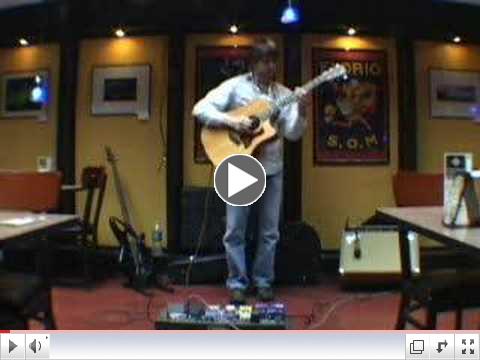 Nastiest guitarist Dirk Quinn playing 