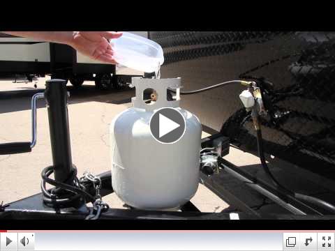 How to check your RV propane tank levels