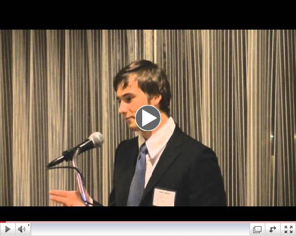 Georgi Dumanov '13 - ASSIST Board Dinner, Spring 2013