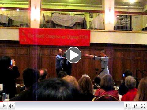Shaolin Monk Throwing A Needle Through Glass