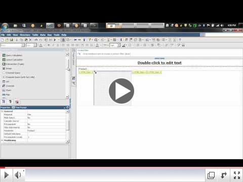 IBM Cognos BI - Auto Submit a Tree Prompt Using JavaScript