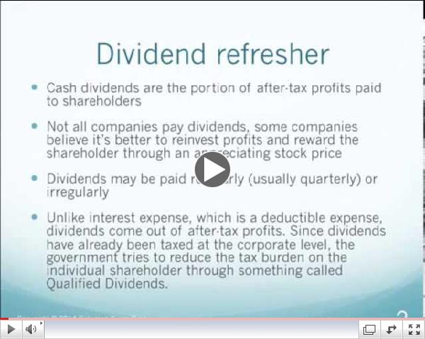 Qualified Dividends Overview