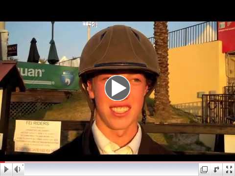 Wilton Porter Discusses His Ride in the Artisan Farms Young Rider Grand Prix Team Event